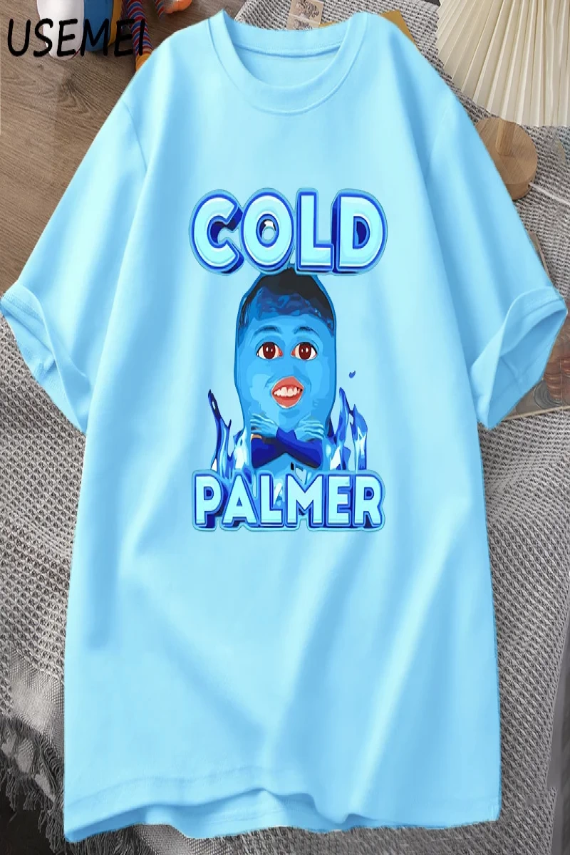 Soğuk Palmer Meme Grafik Tees Erkek Kadın Rahat Pamuk Baskılı T Shirt Moda Kısa Kollu Erkek T 2926
