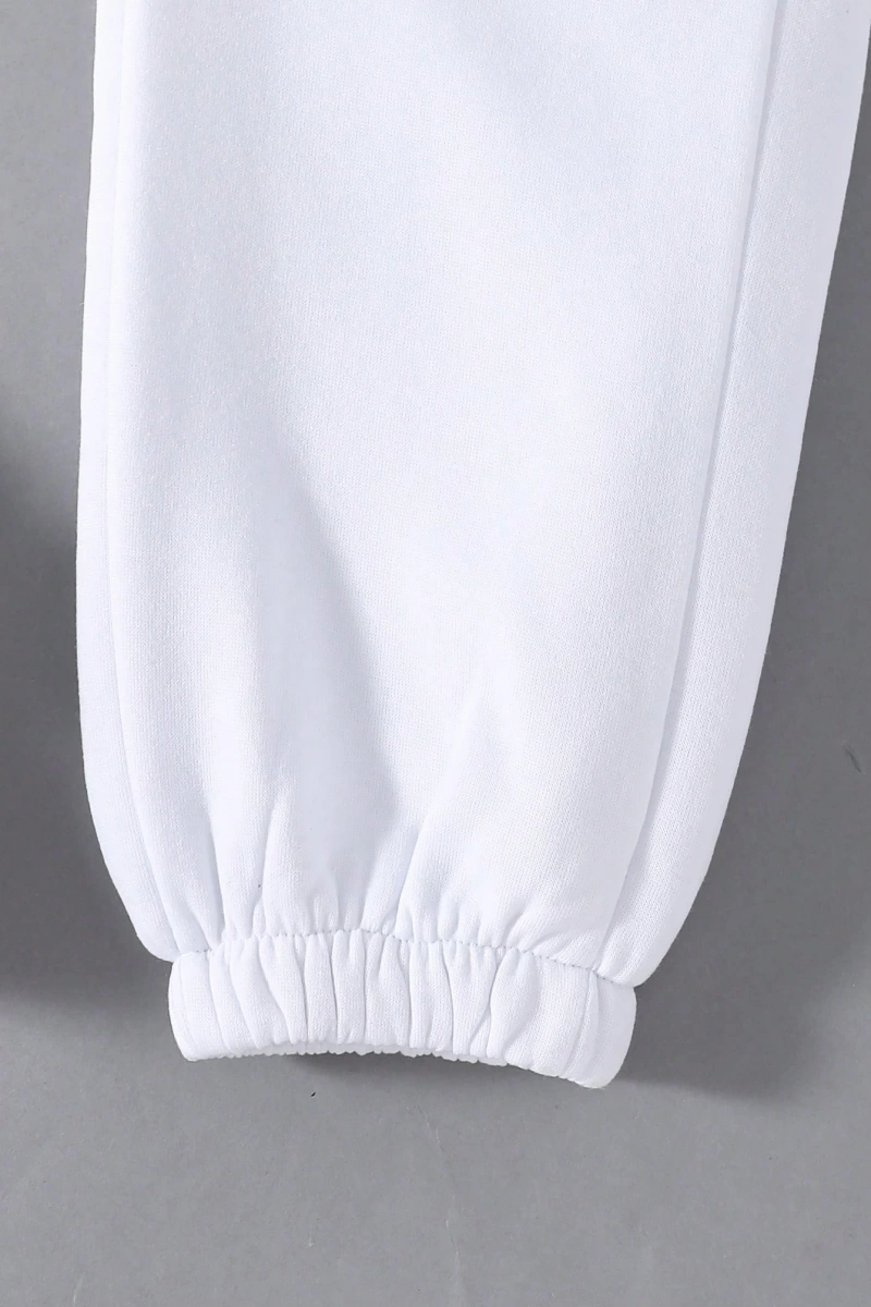 Solid Termal Astarlı Sweatshirt ve Bağcıklı Bel Eşofman Altı