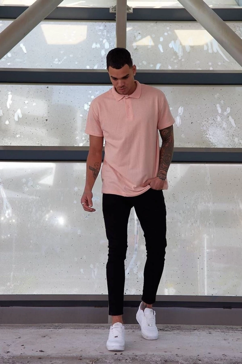 Somon Dar/slim Fitt Polo Yaka Tshirt