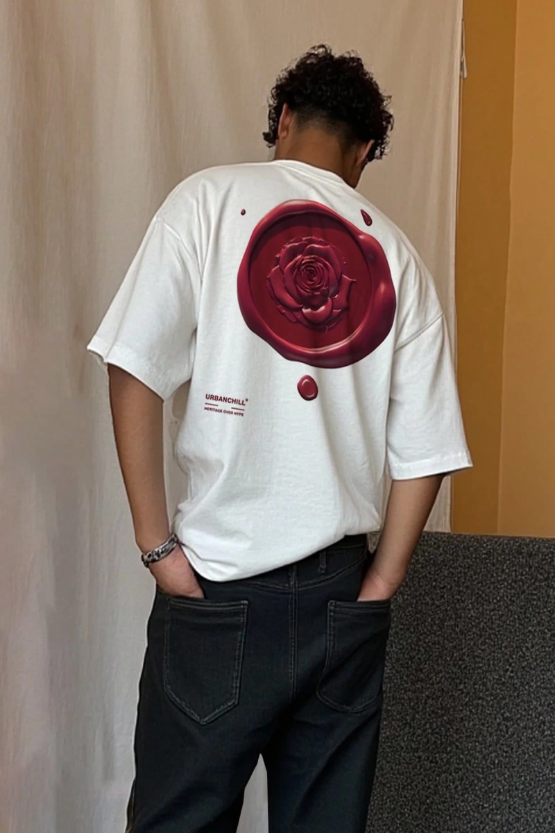 Standart Beden Erkek Moda Rahat Siyah Kısa Şişme Kanepe Grafik Tişört
