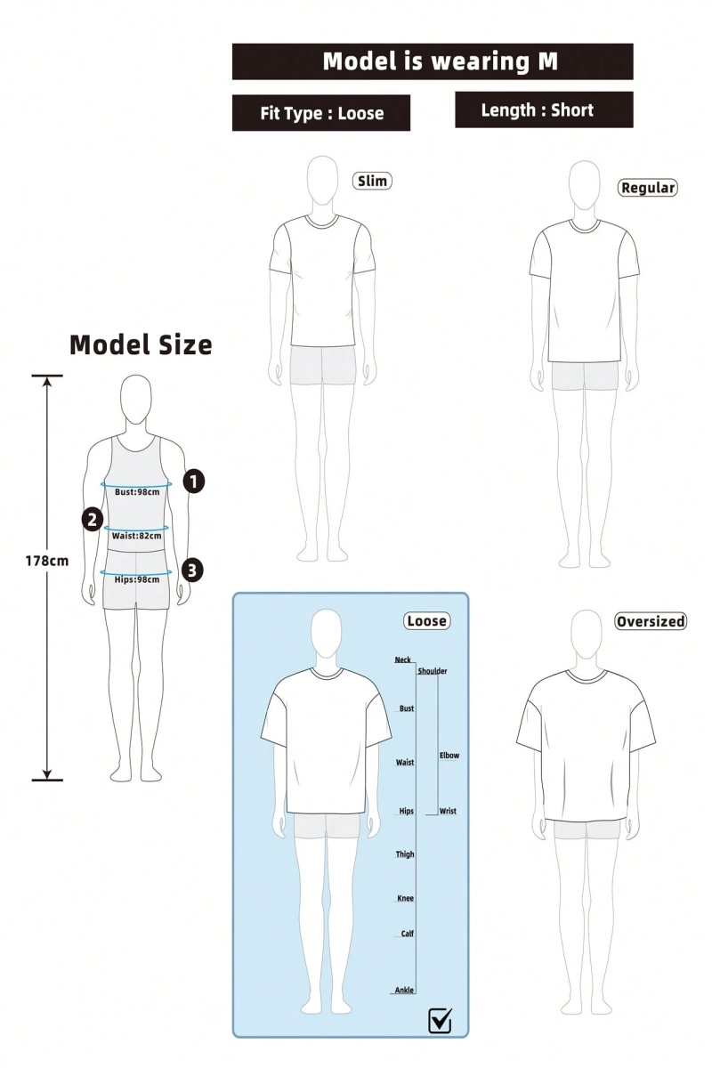 Standart Beden Erkek Moda Rahat Siyah Kısa Şişme Kanepe Grafik Tişört