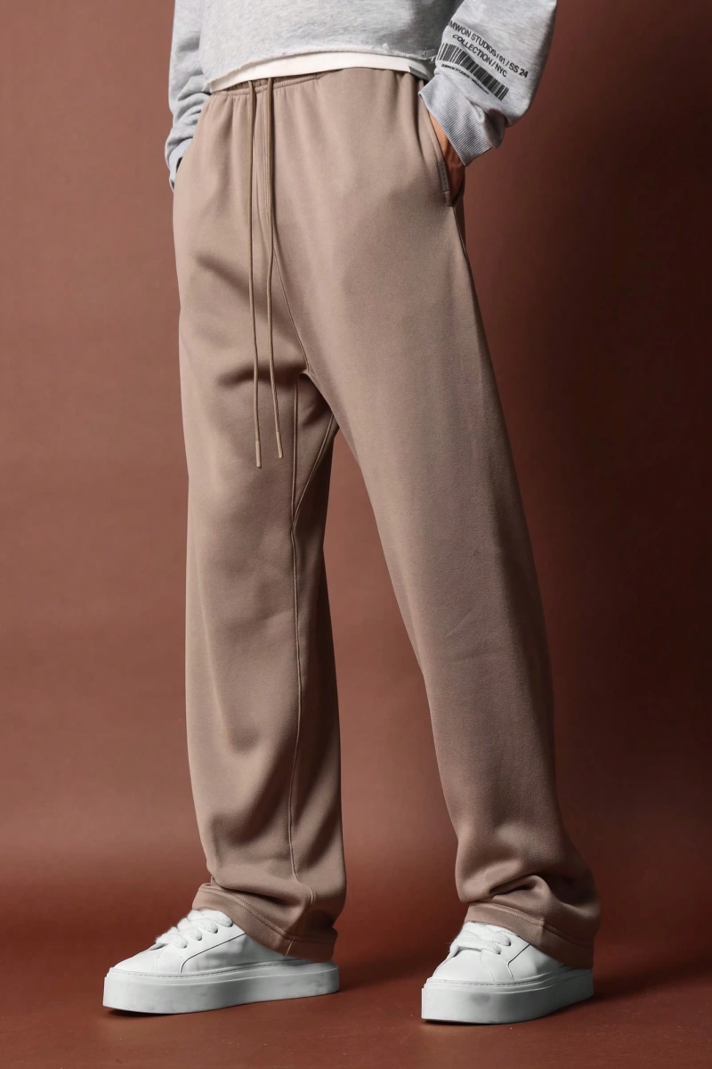 Straight Fit Essential Drop Crotch Jogger