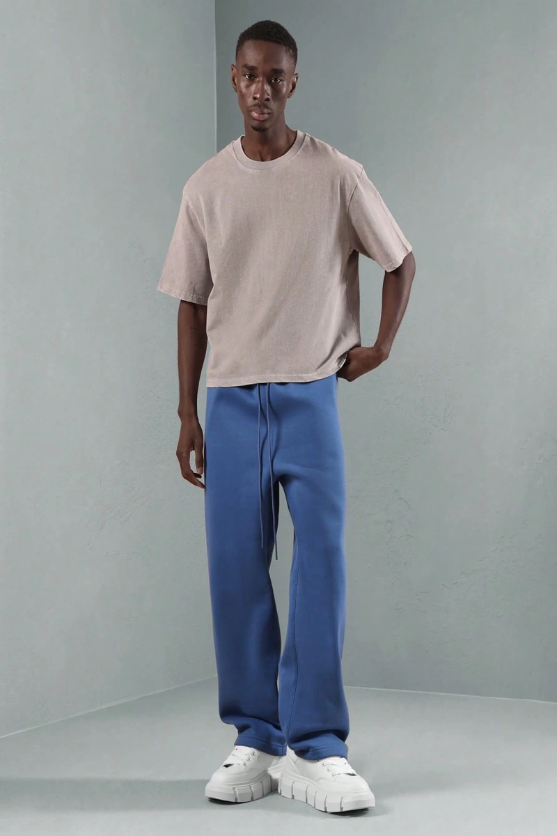 Straight Fit Essential Drop Crotch Jogger