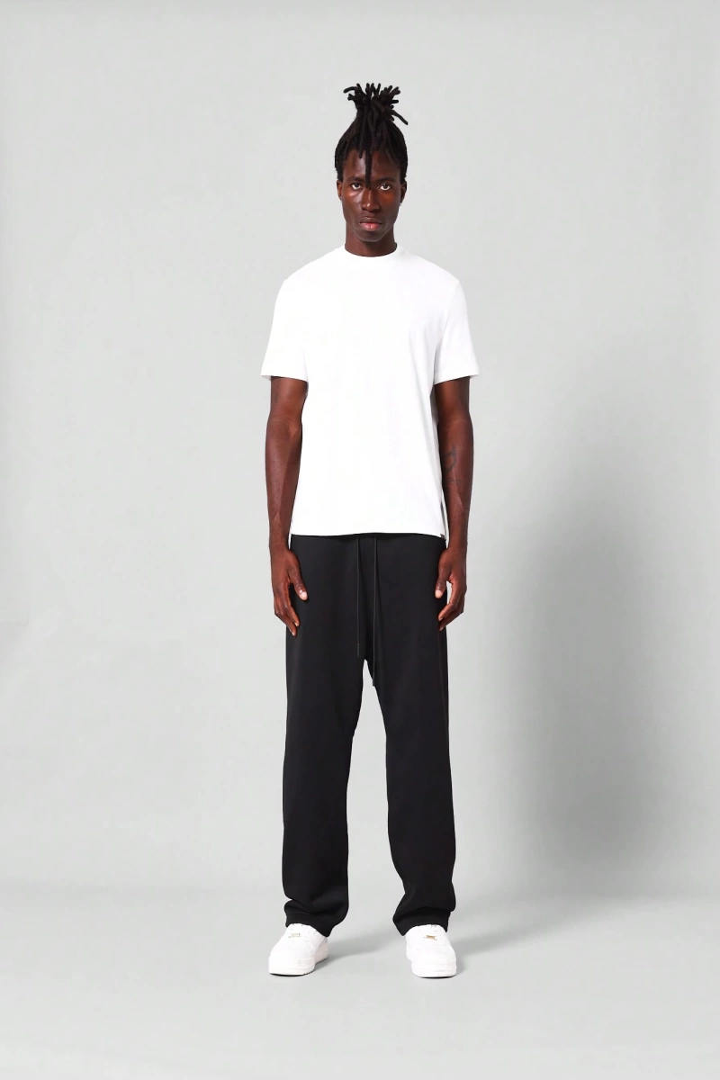 Straight Fit Essential Drop Crotch Jogger