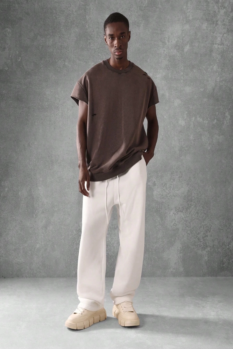 Straight Fit Essential Drop Crotch Jogger