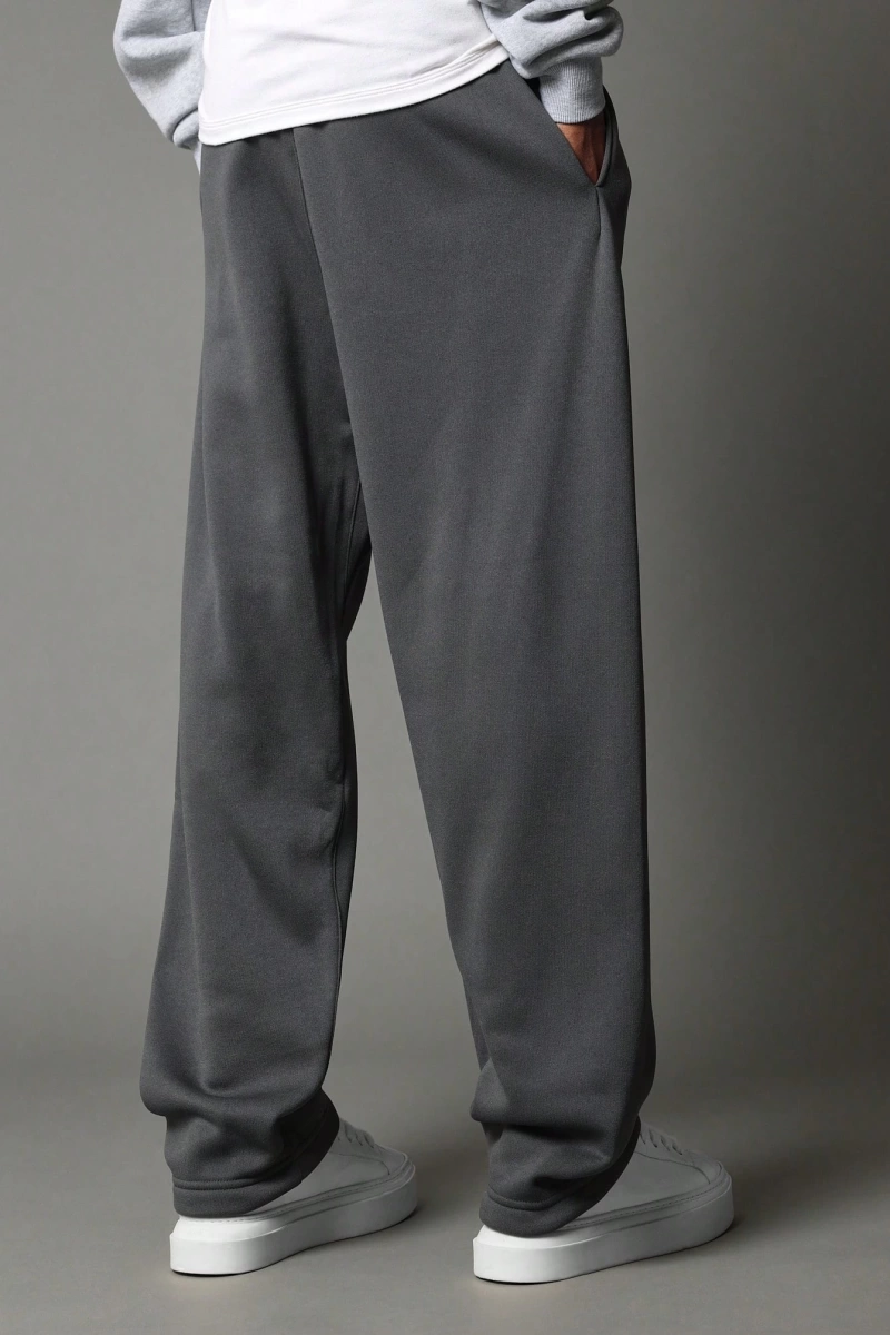 Straight Fit Essential Drop Crotch Jogger