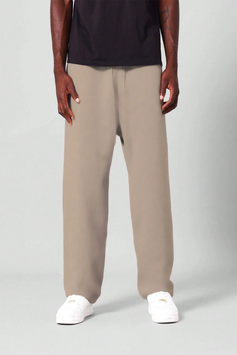Straight Fit Essential Drop Crotch Jogger