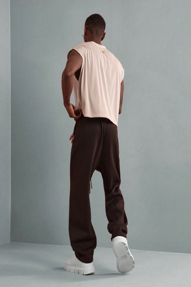 Straight Fit Essential Drop Crotch Jogger