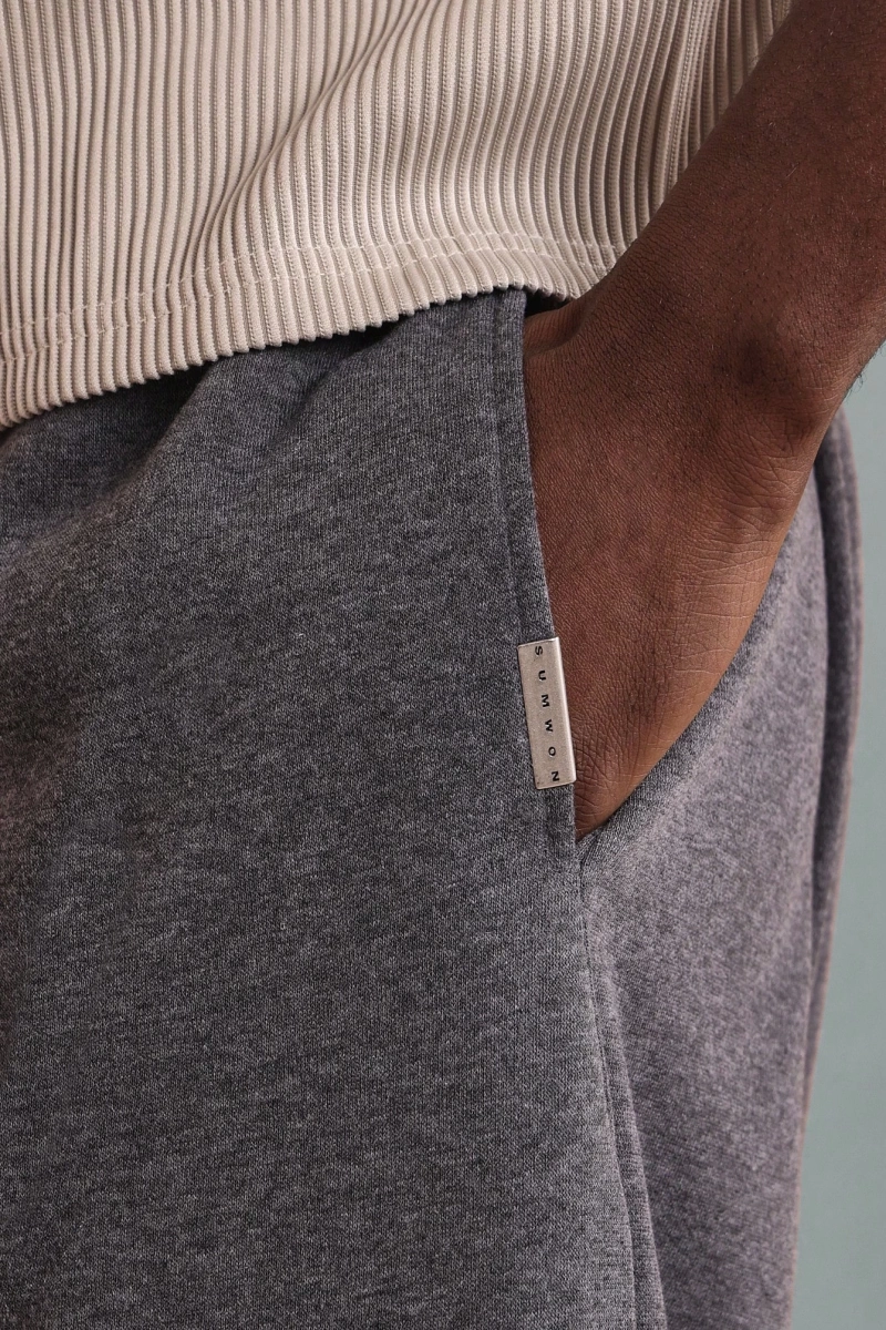 Straight Fit Essential Drop Crotch Jogger