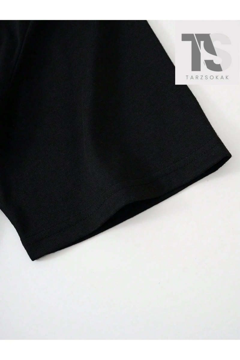 Street Life Erkek Kanat & Harf Baskılı Oversize T-shirt