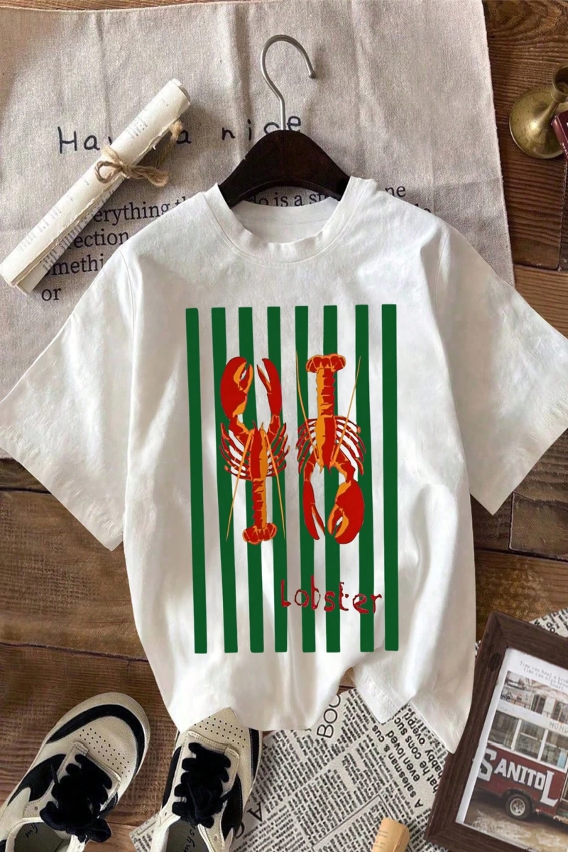 Süt İpek Normal Tişört, Minimalist Moda Günlük Giyim