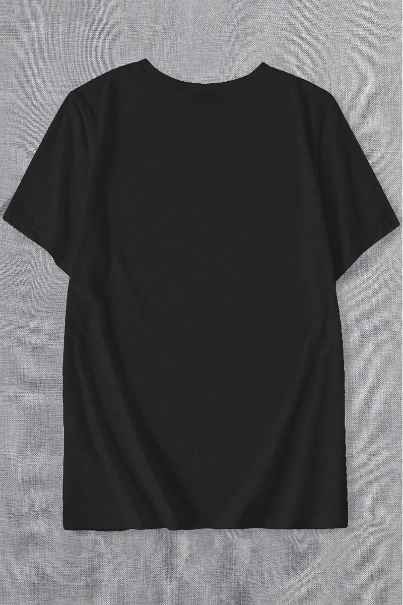 Süt İpek Normal Tişört, Minimalist Moda Günlük Giyim