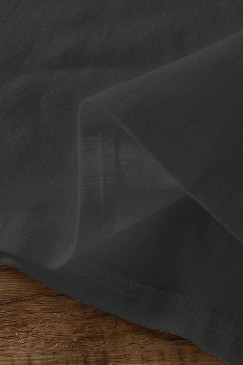 Süt İpek Normal Tişört, Minimalist Moda Günlük Giyim