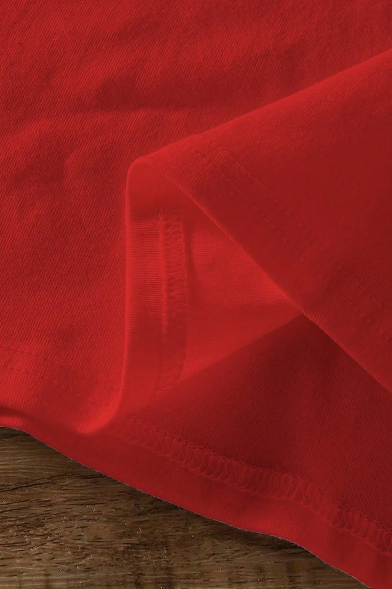 Süt İpek Normal Tişört, Minimalist Moda Günlük Giyim