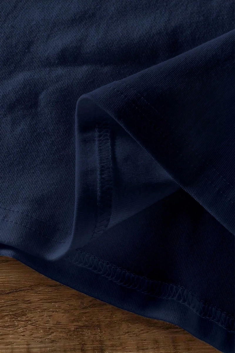 Süt İpek Normal Tişört, Minimalist Moda Günlük Giyim