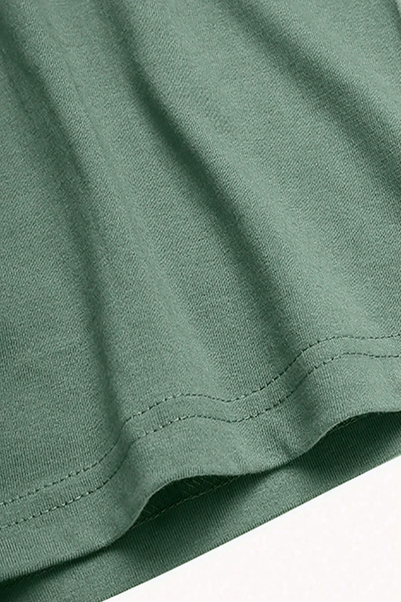 Süt İpek Normal Tişört, Minimalist Moda Günlük Giyim