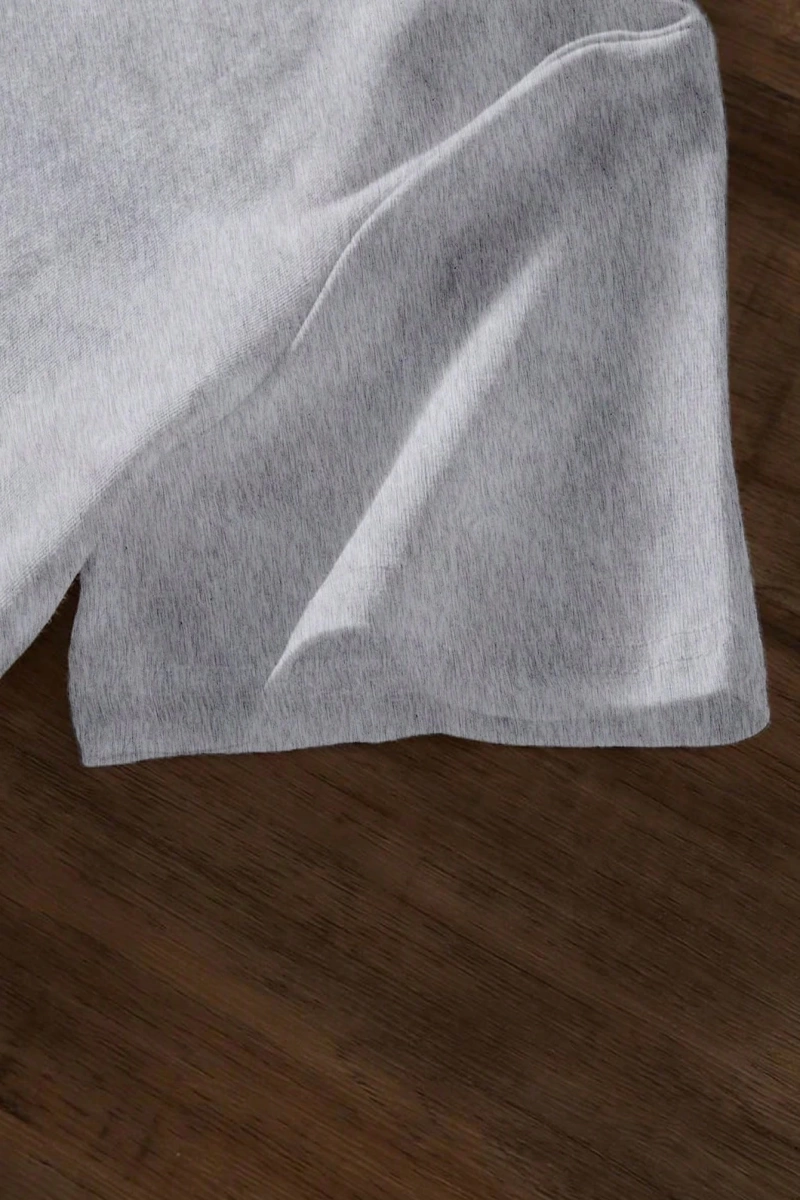 Süt İpek Normal Tişört, Minimalist Moda Günlük Giyim