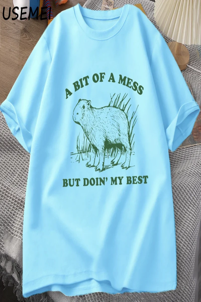 T-shirt erkek kadın Fuuny kedi güzel baskı T Shirt yaz pamuk erkek t-shirt rahat Harajuku boy 2877