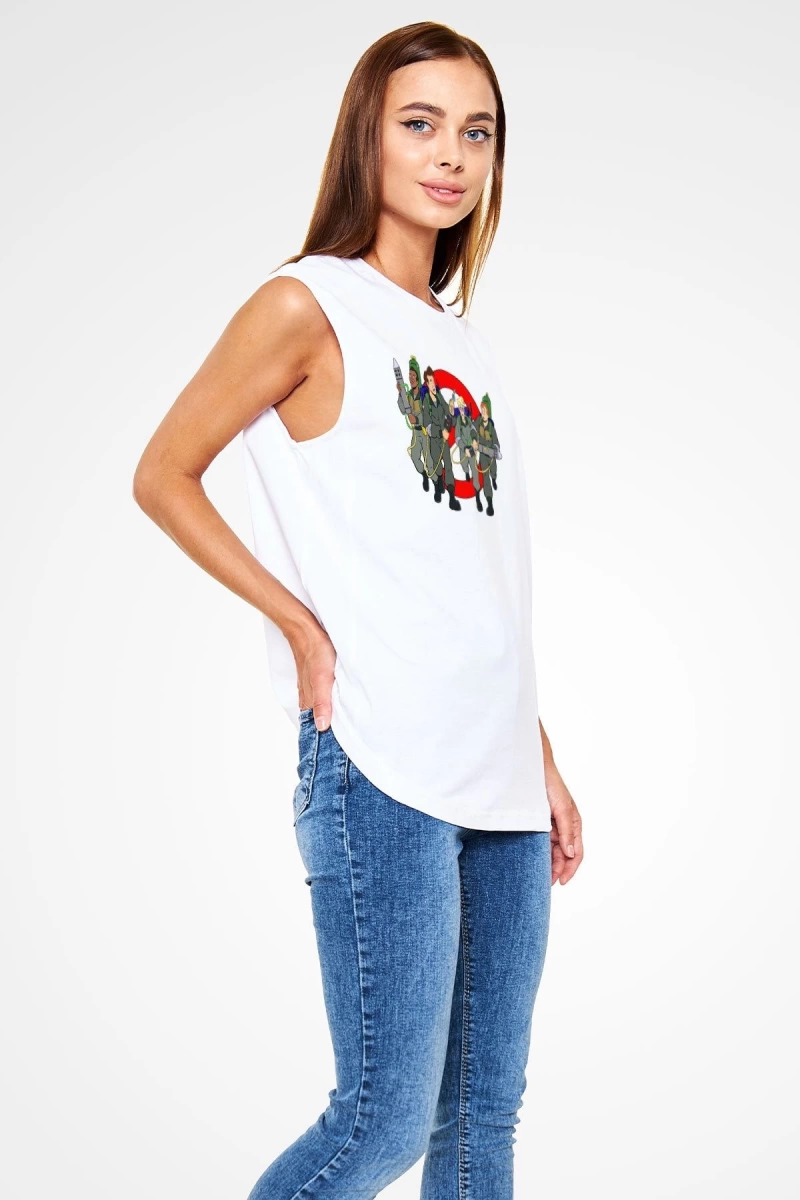 The Real Ghostbusters Hayalet Avcıları Beyaz Unisex Tişört T-Shirt
