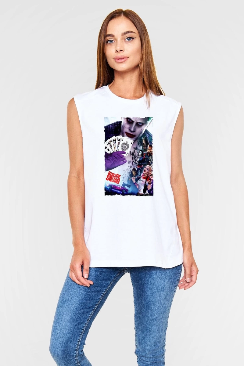 The Suicide Squad (İntihar Timi) Beyaz Unisex T-Shirt