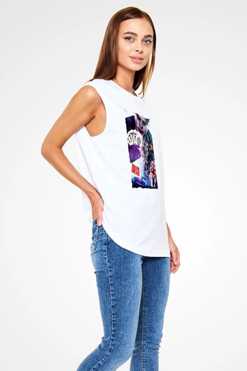 The Suicide Squad (İntihar Timi) Beyaz Unisex T-Shirt