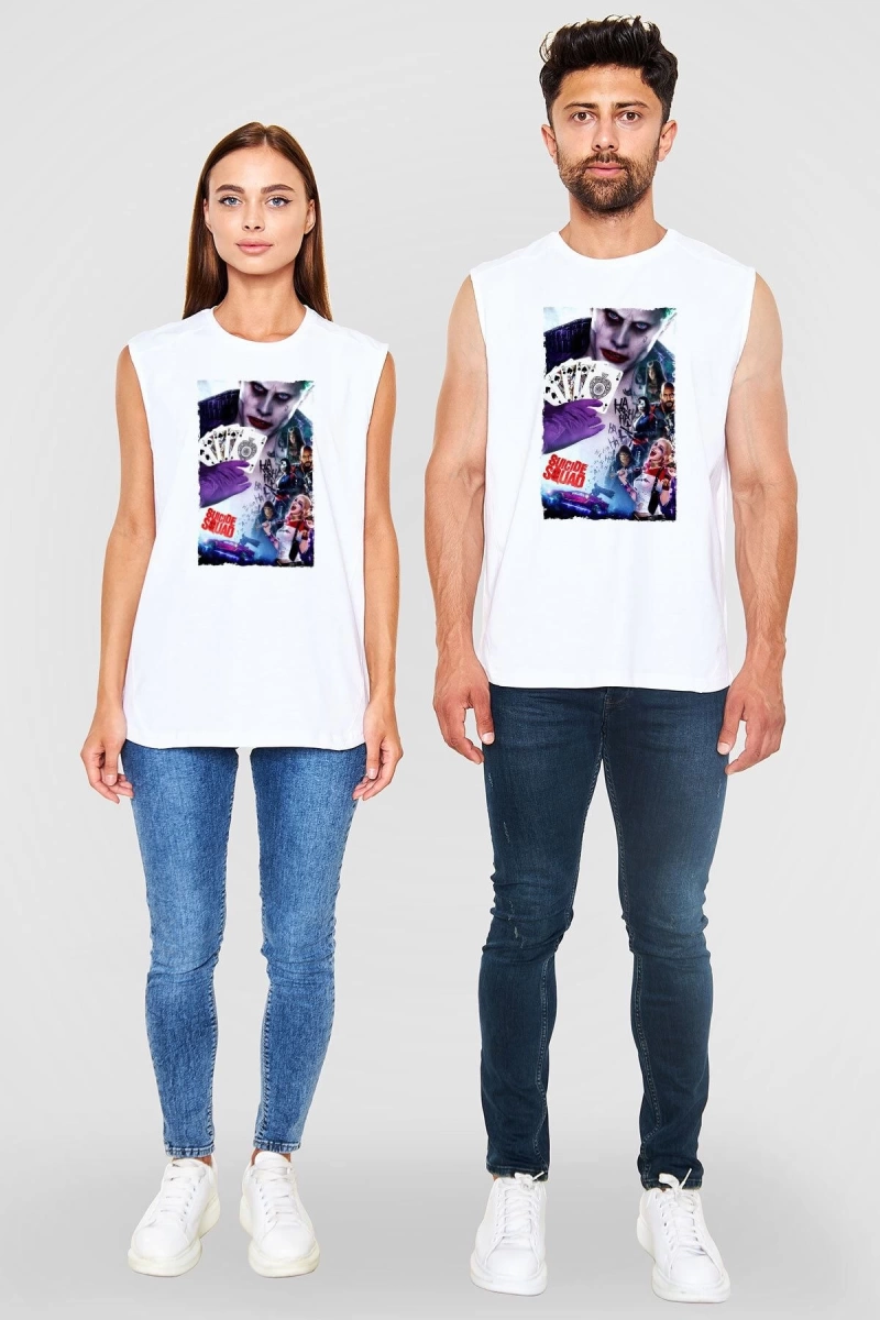 The Suicide Squad (İntihar Timi) Beyaz Unisex T-Shirt