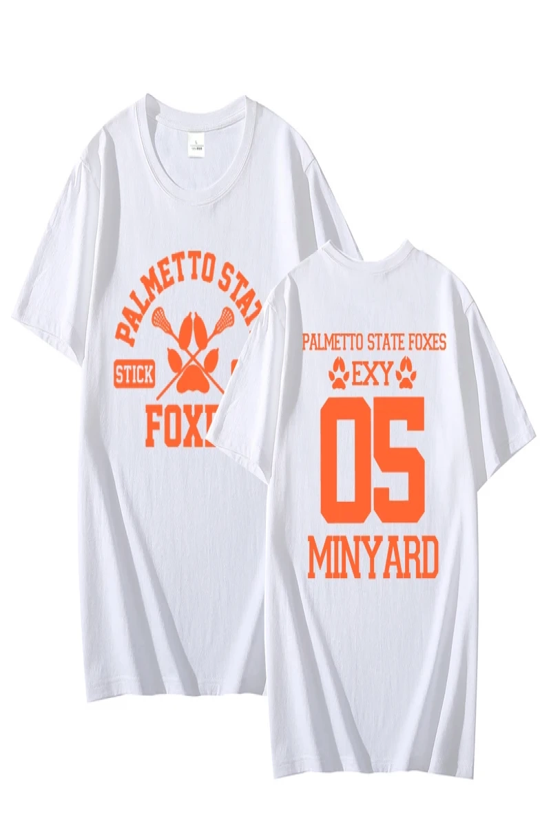 Tüm Oyunlar için Palmetto Eyalet Tilkiler T Shirt Erkekler Kadınlar için Pamuk Kısa Kollu Tiş 2930