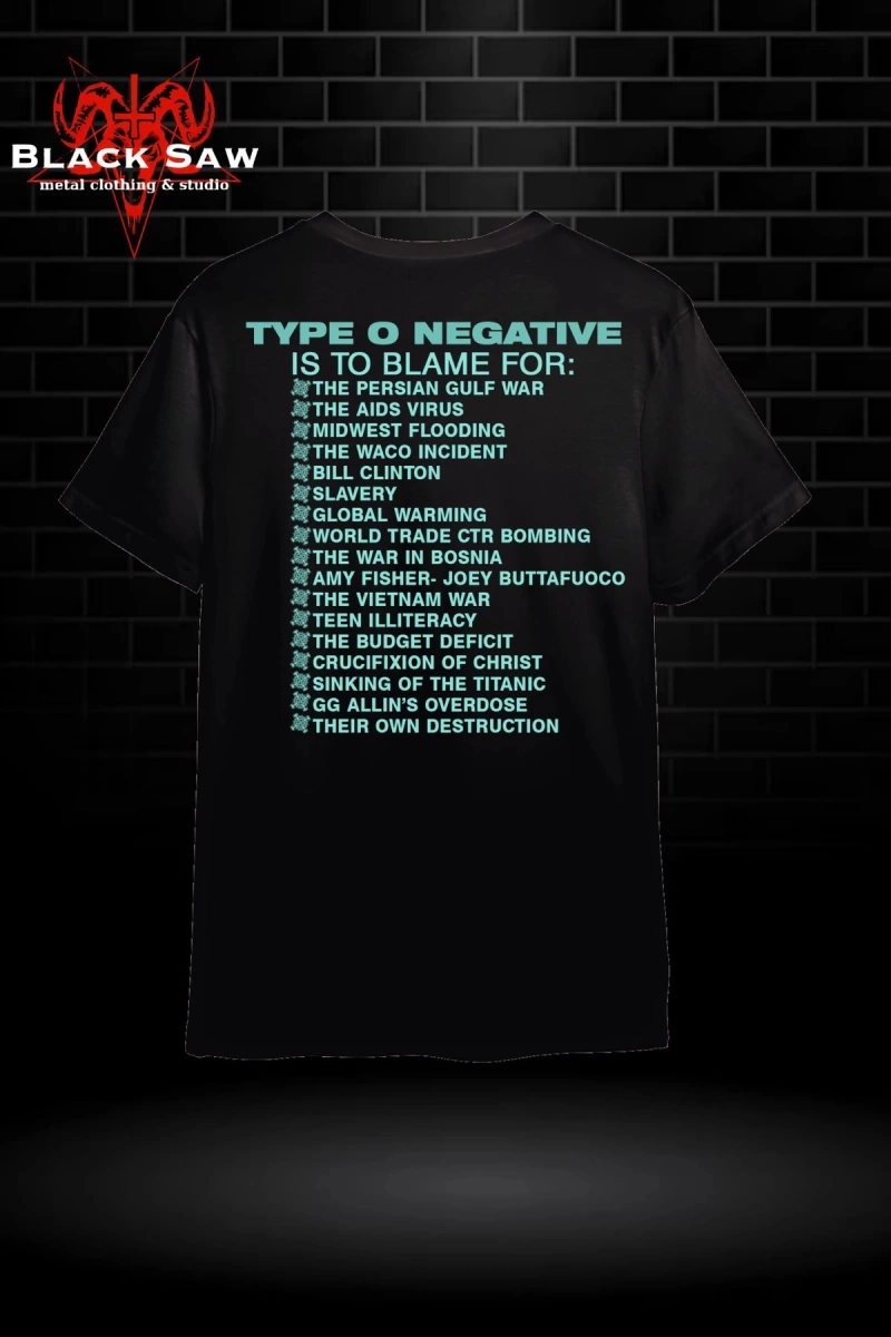 Type O Negative Gothic KODSİYAHSAW