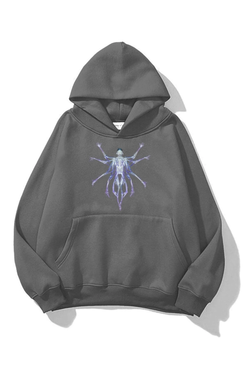 Unisex Alien Sweatshirt Hoodie