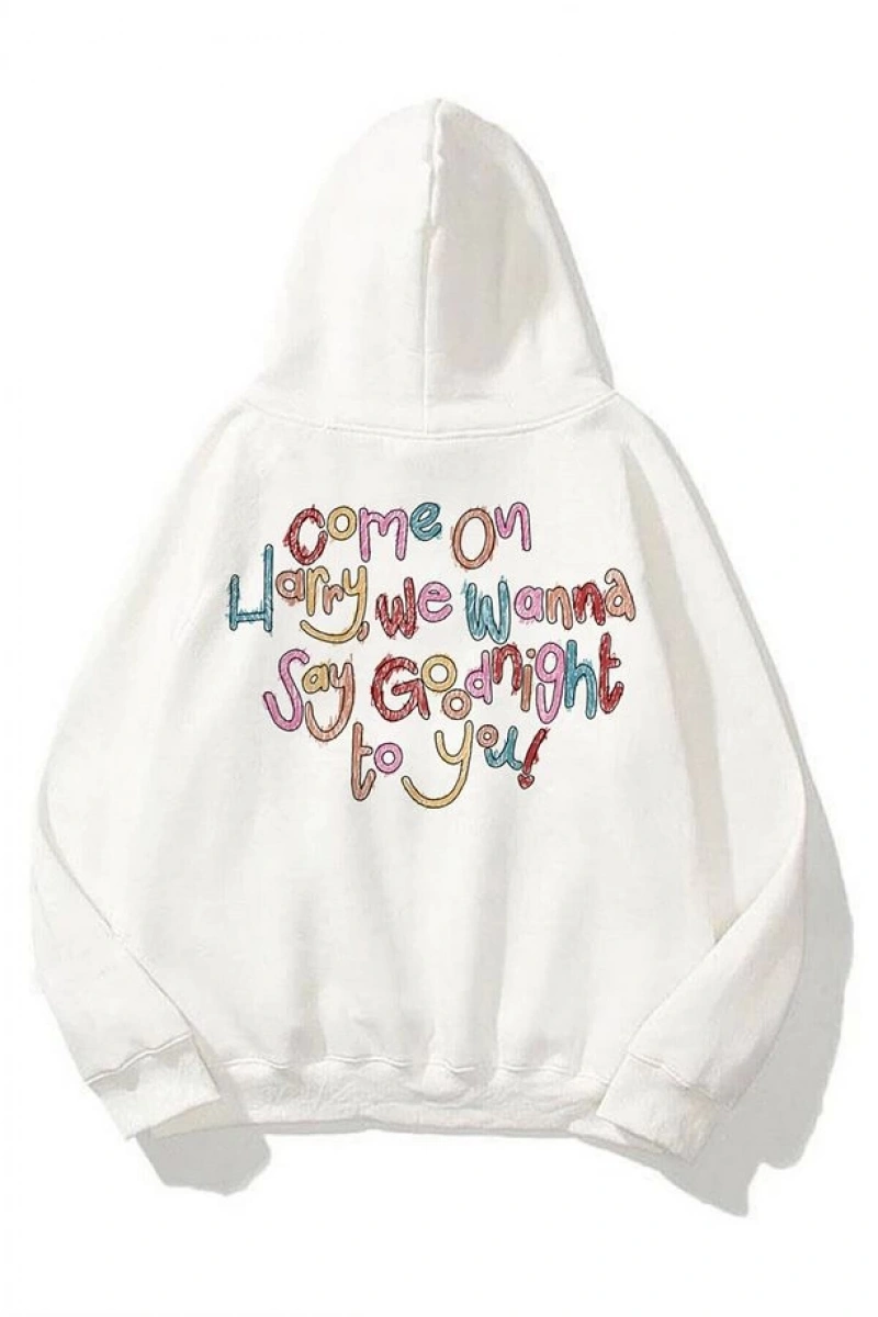 Unisex As It Was Sweatshirt Hoodie Beyaz