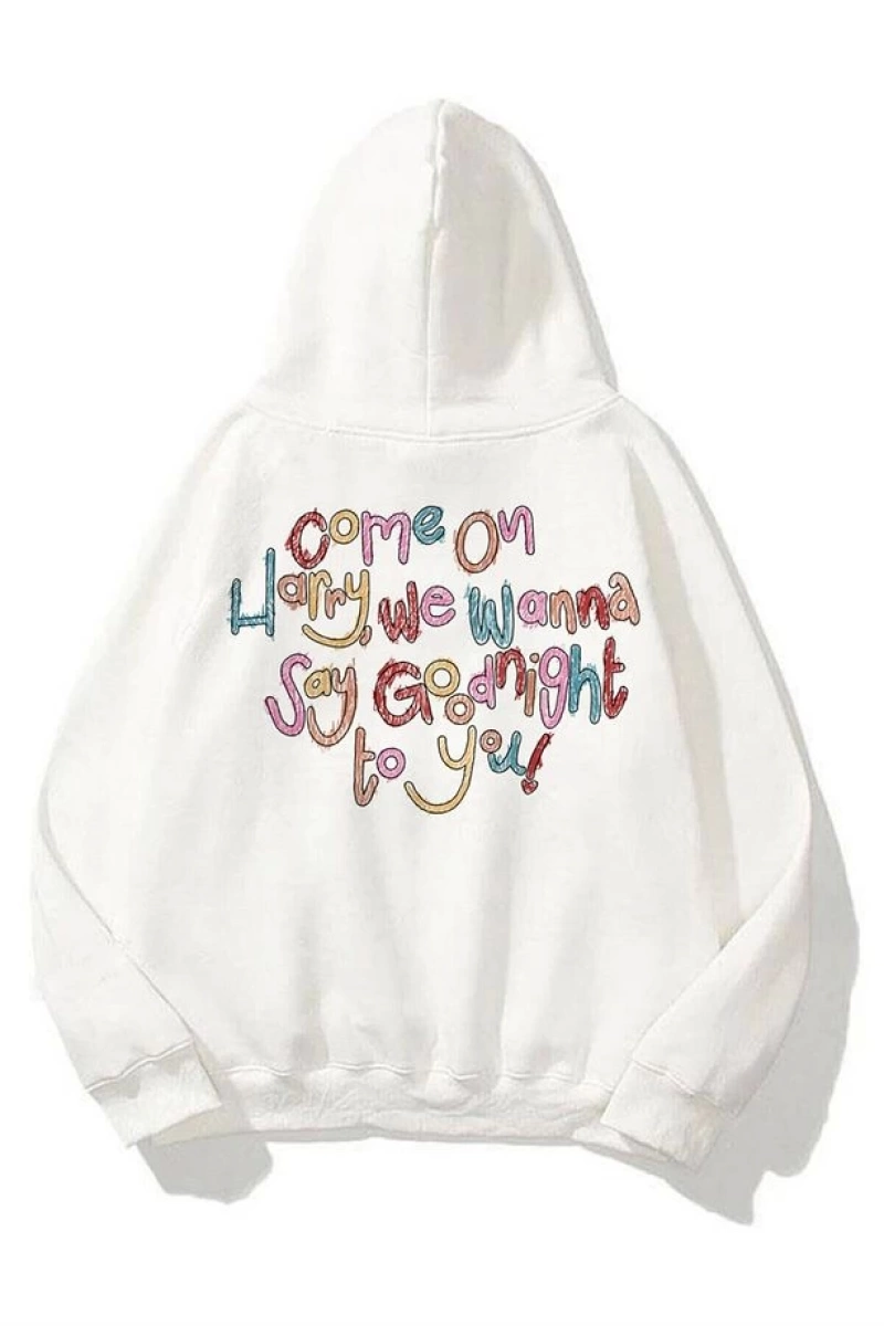 Unisex As It Was Sweatshirt Hoodie Beyaz