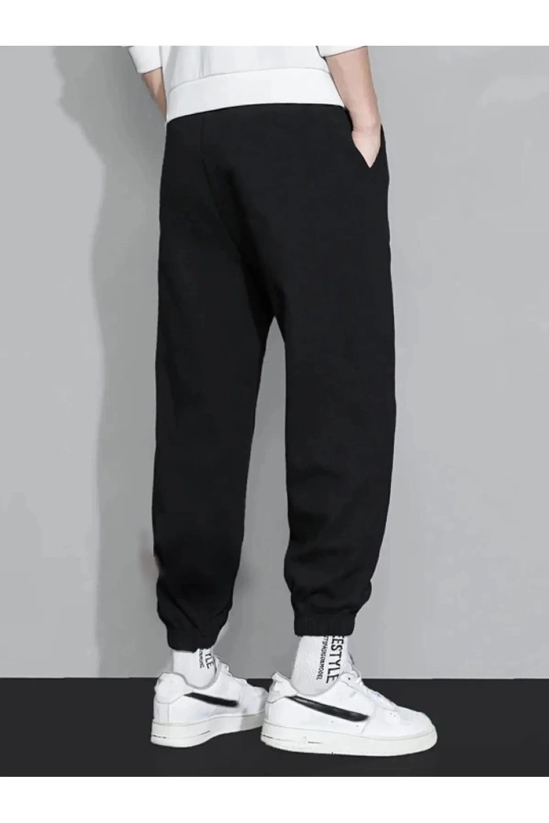 Unisex Baskılı Büyük Beden Jogger Eşofman