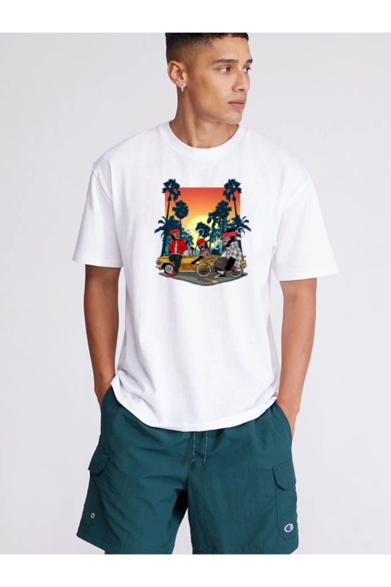 Unisex Baskılı T-shirt