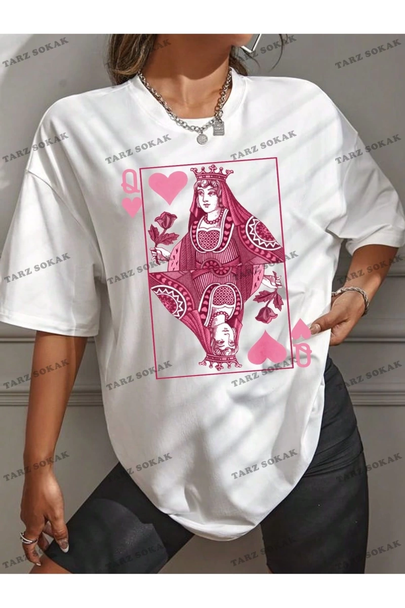 Unisex BAY  Goth Kadın Kafatası Desenli Damla Omuz T-shirt KOD-1366