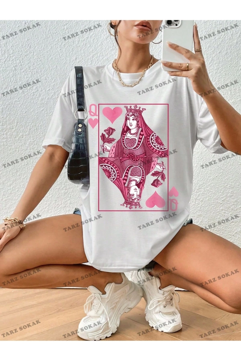 Unisex BAY  Goth Kadın Kafatası Desenli Damla Omuz T-shirt KOD-1366
