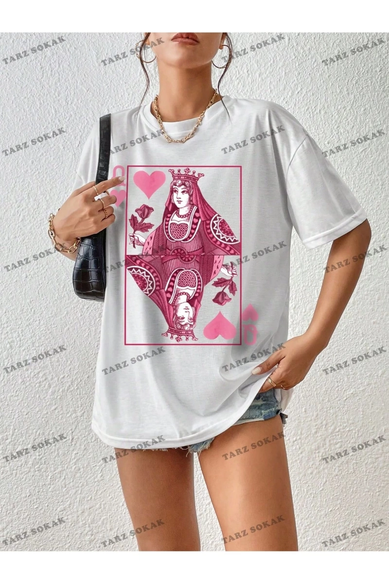 Unisex BAY  Goth Kadın Kafatası Desenli Damla Omuz T-shirt KOD-1366