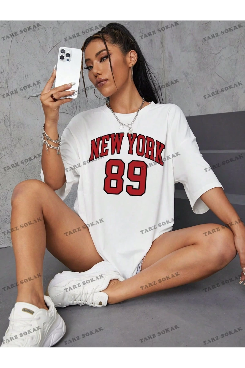 Unisex BAY  Goth Kadın Kafatası Desenli Damla Omuz T-shirt KOD-1367