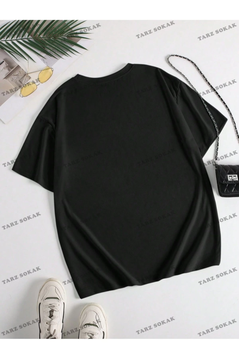 Unisex BAY  Grunge Punk Kadın Japon Anime Karakter Baskılı Kısa Kollu Tişört KOD-1345