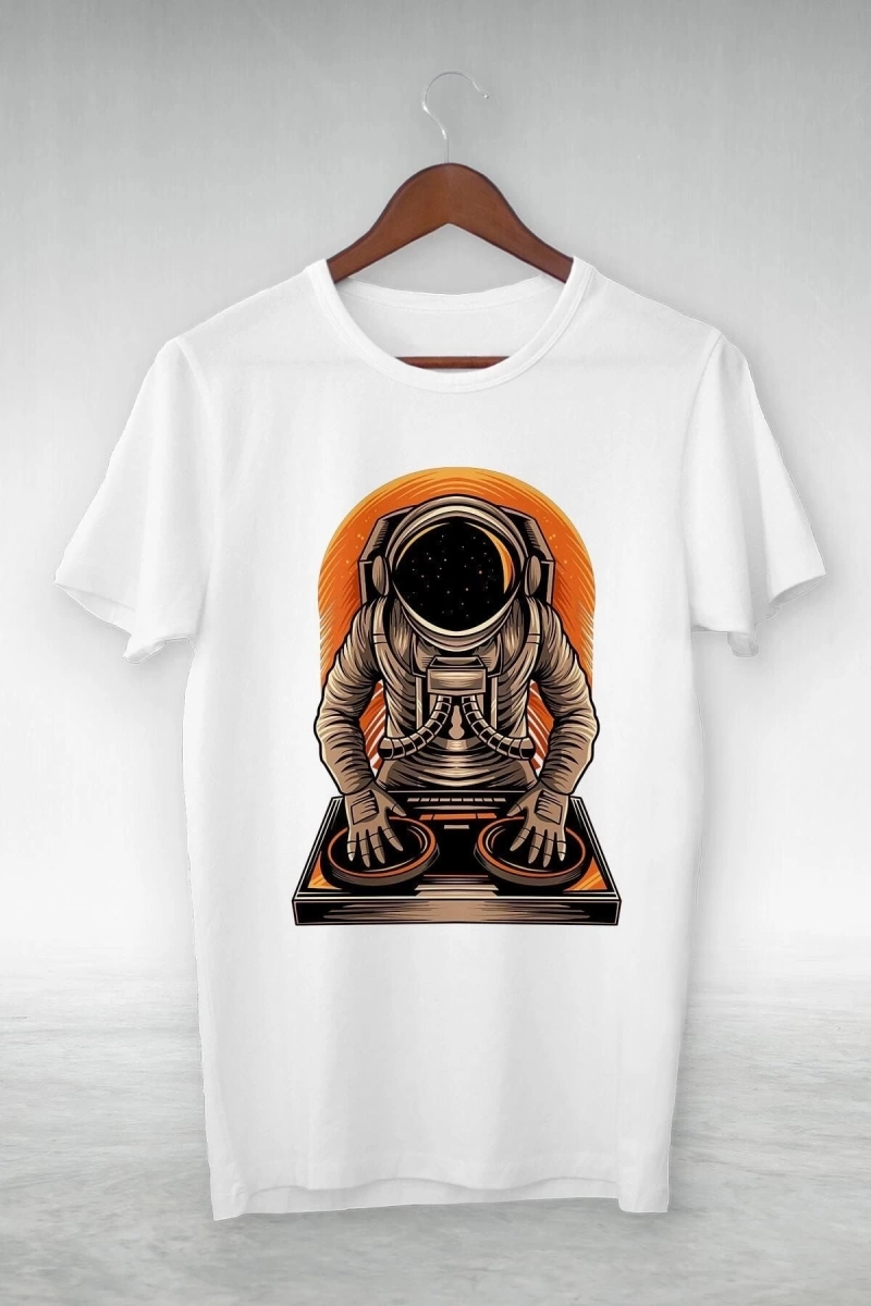 Unisex Beyaz Tasarım Tshirt Gsc-147
