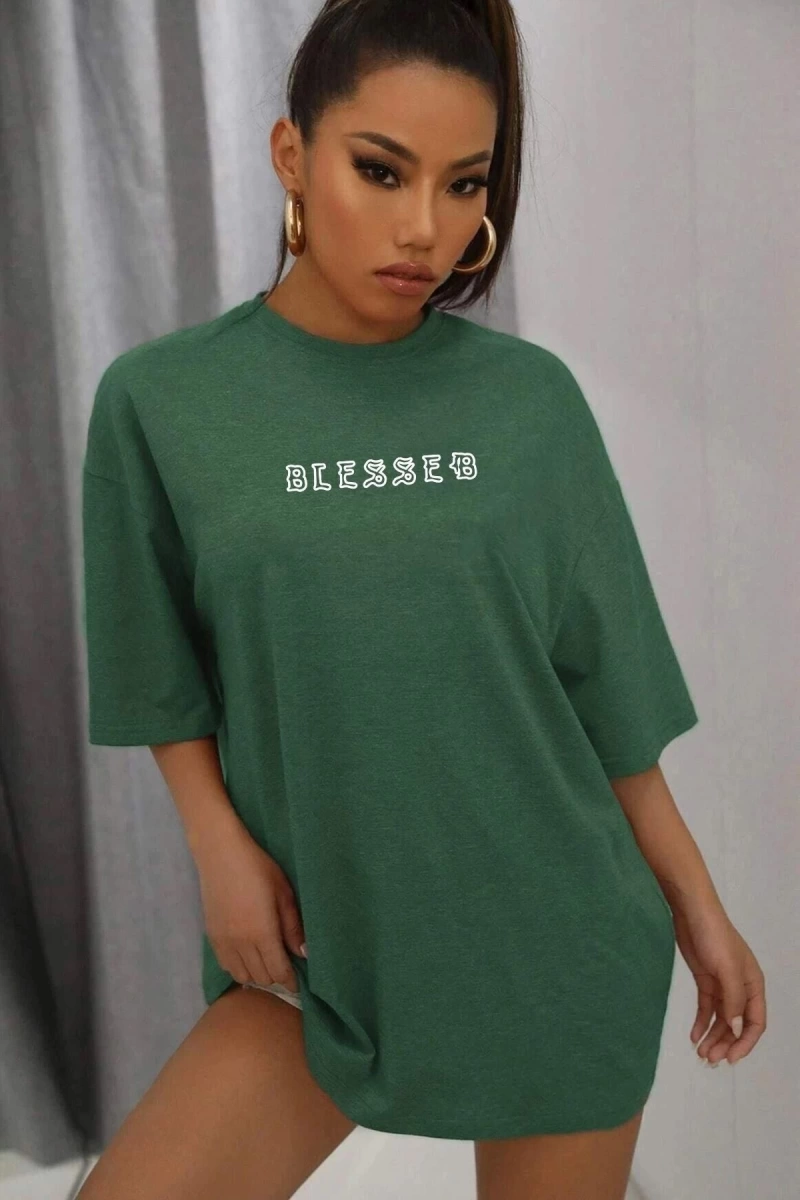 Unisex Blesseb Baskılı T-shirt