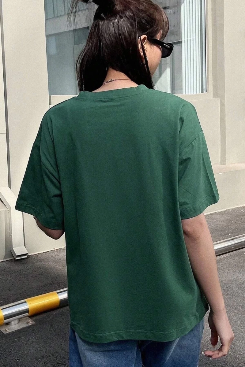 Unisex Butterfly Baskılı T-shirt