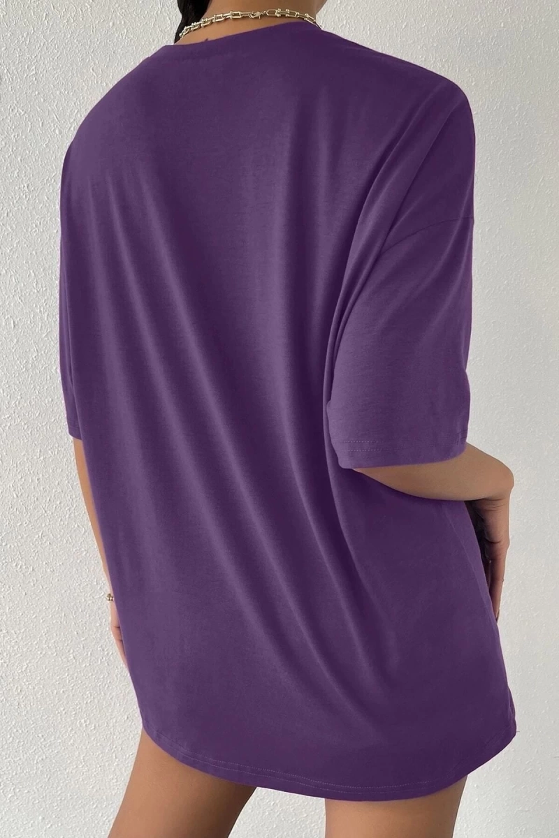 Unisex Butterfly Song Baskılı T-shirt