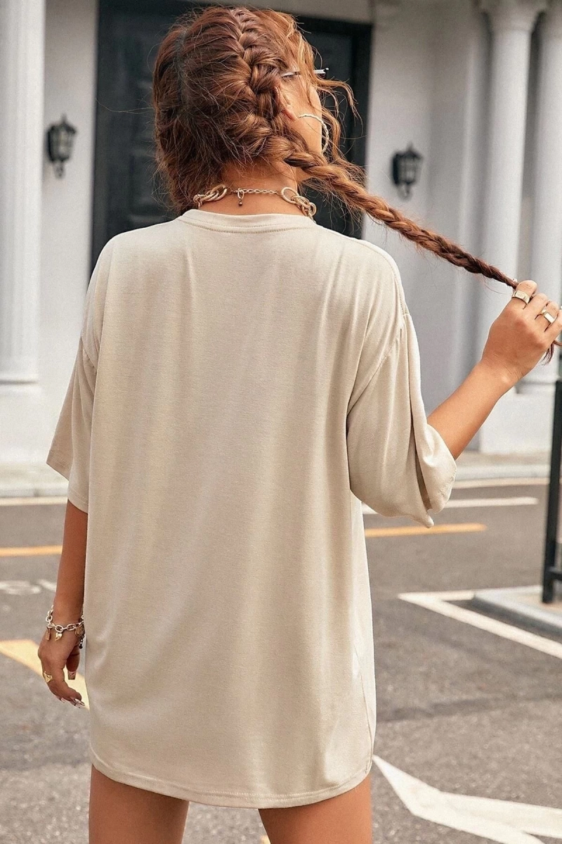 Unisex California Baskılı T-shirt