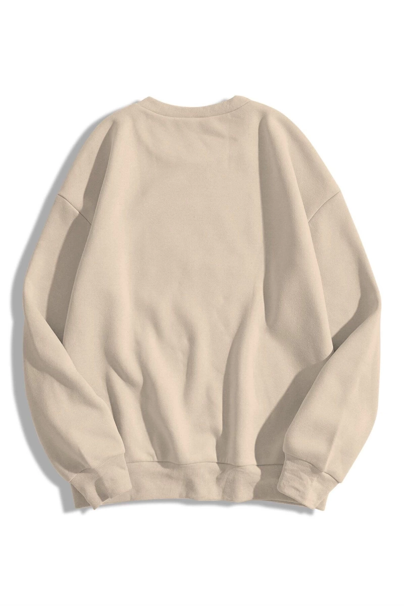 Unisex Chicago Illinois Bisiklet Yaka Sweatshirt