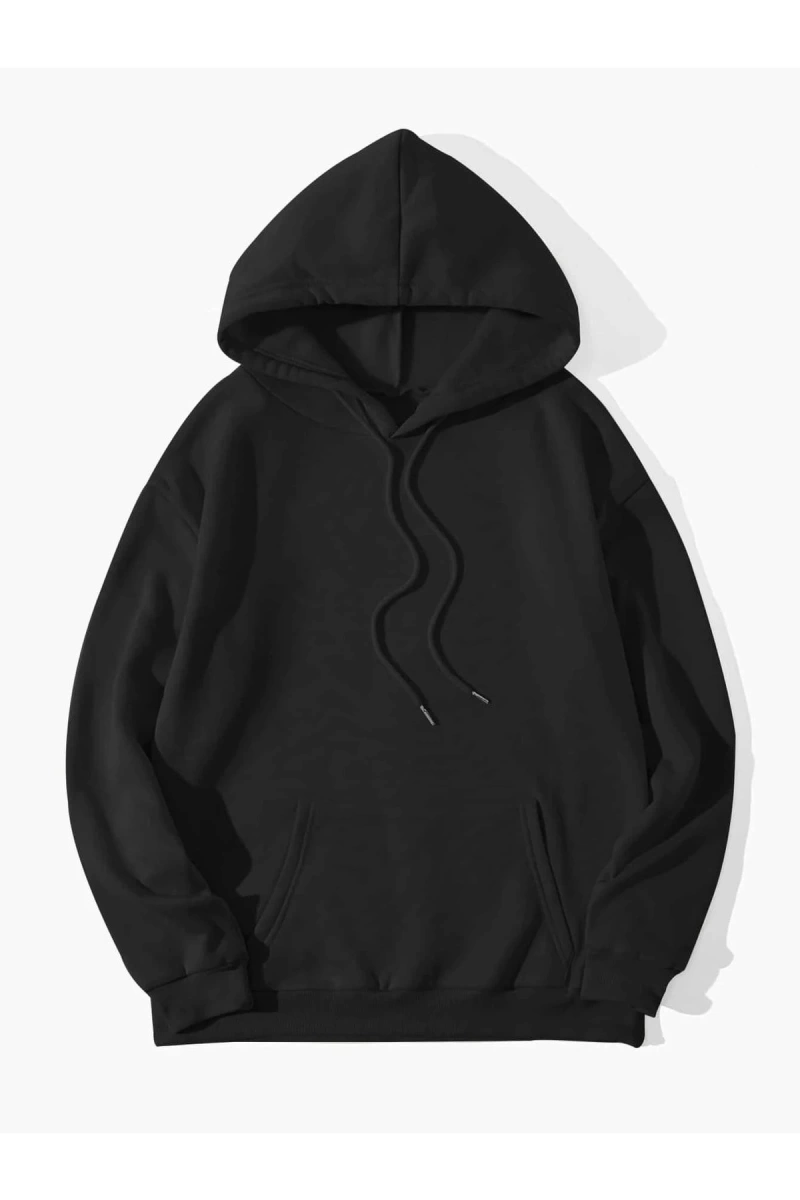 Unisex Chicago76 Baskılı Oversize Kapüşonlu Sweatshirt