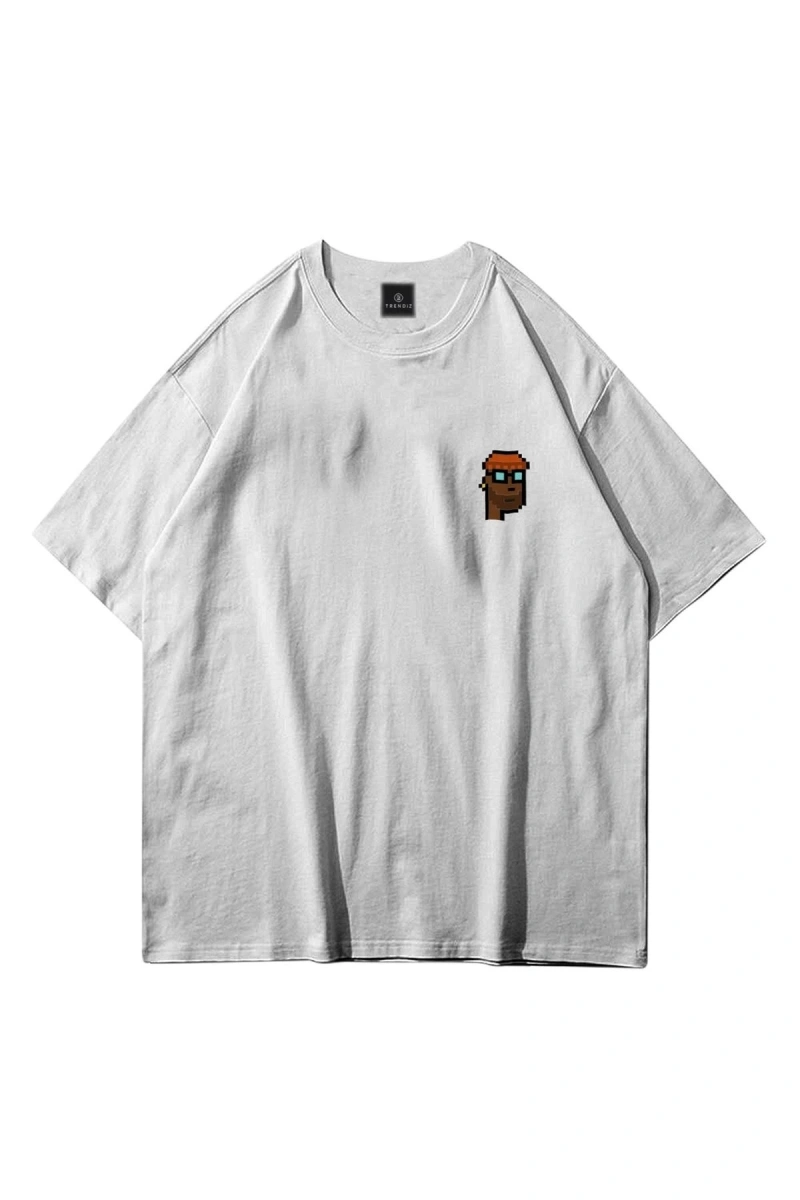 Unisex Cool Beanie Beyaz Tshirt