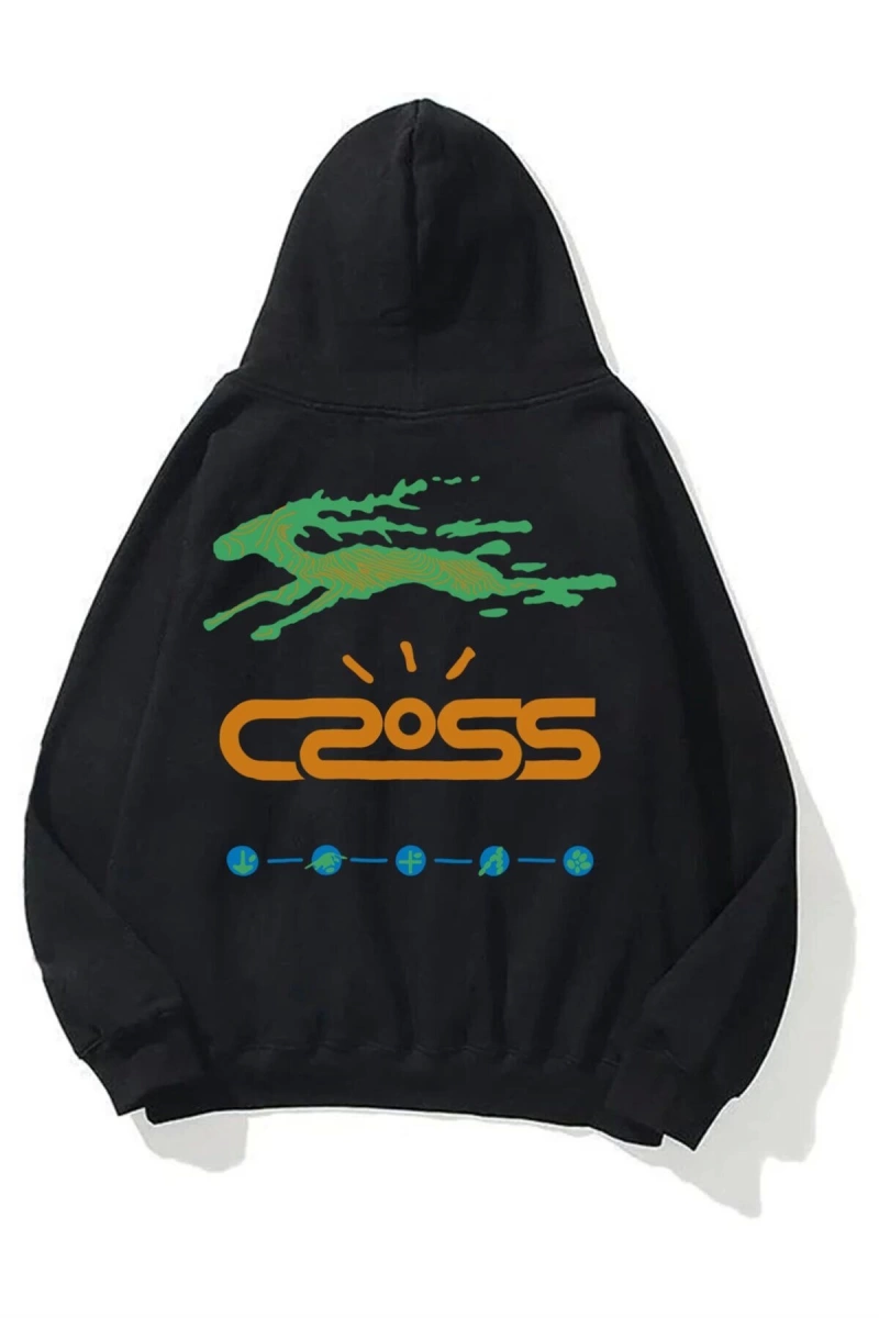 Unisex Cross Sweatshirt Hoodie