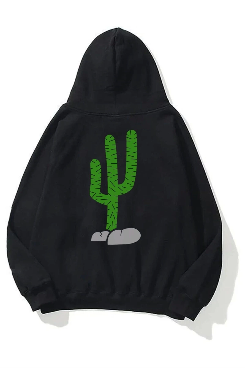Unisex Dikenli Cactus Travis Scott Sweatshirt Hoodie