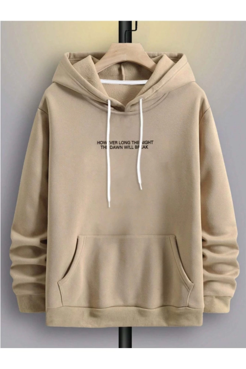 Unisex Erkek/Kadın BREAK Özel Renkli Baskılı Oversize Kapüşonlu Sweatshirt
