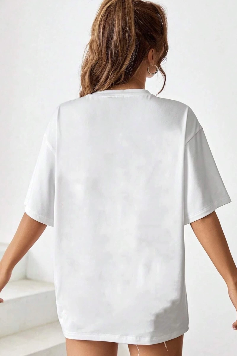 Unisex Fine Baskılı T-shirt